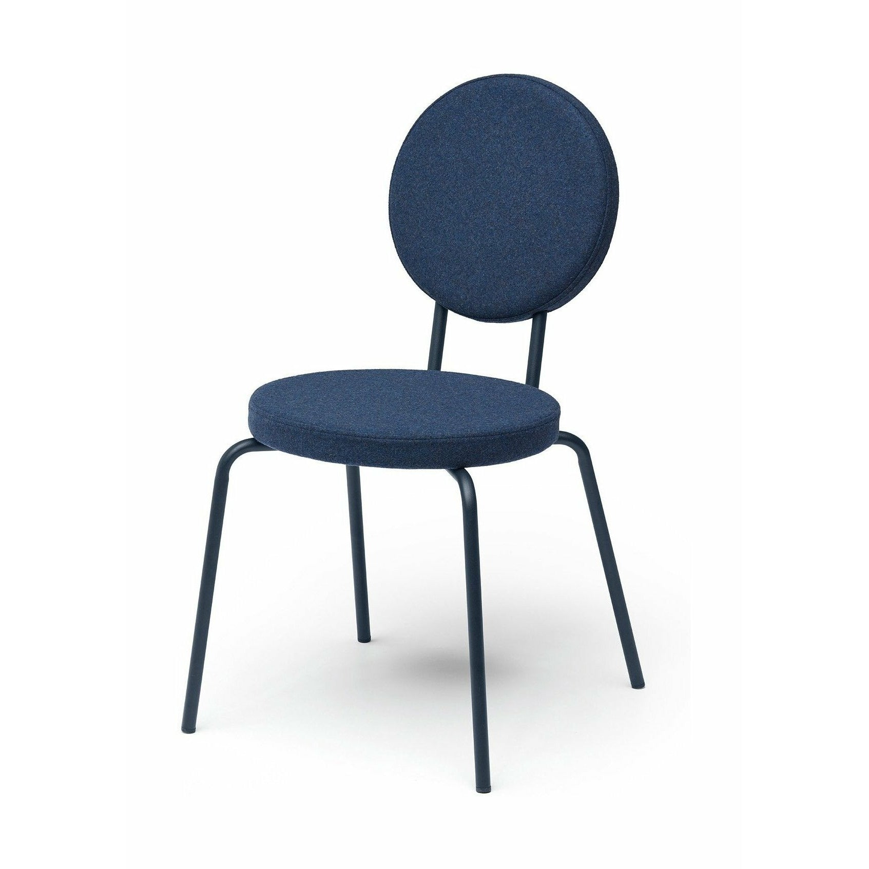 Puik Optionstol sæde og ryglæn runde, mørkeblå