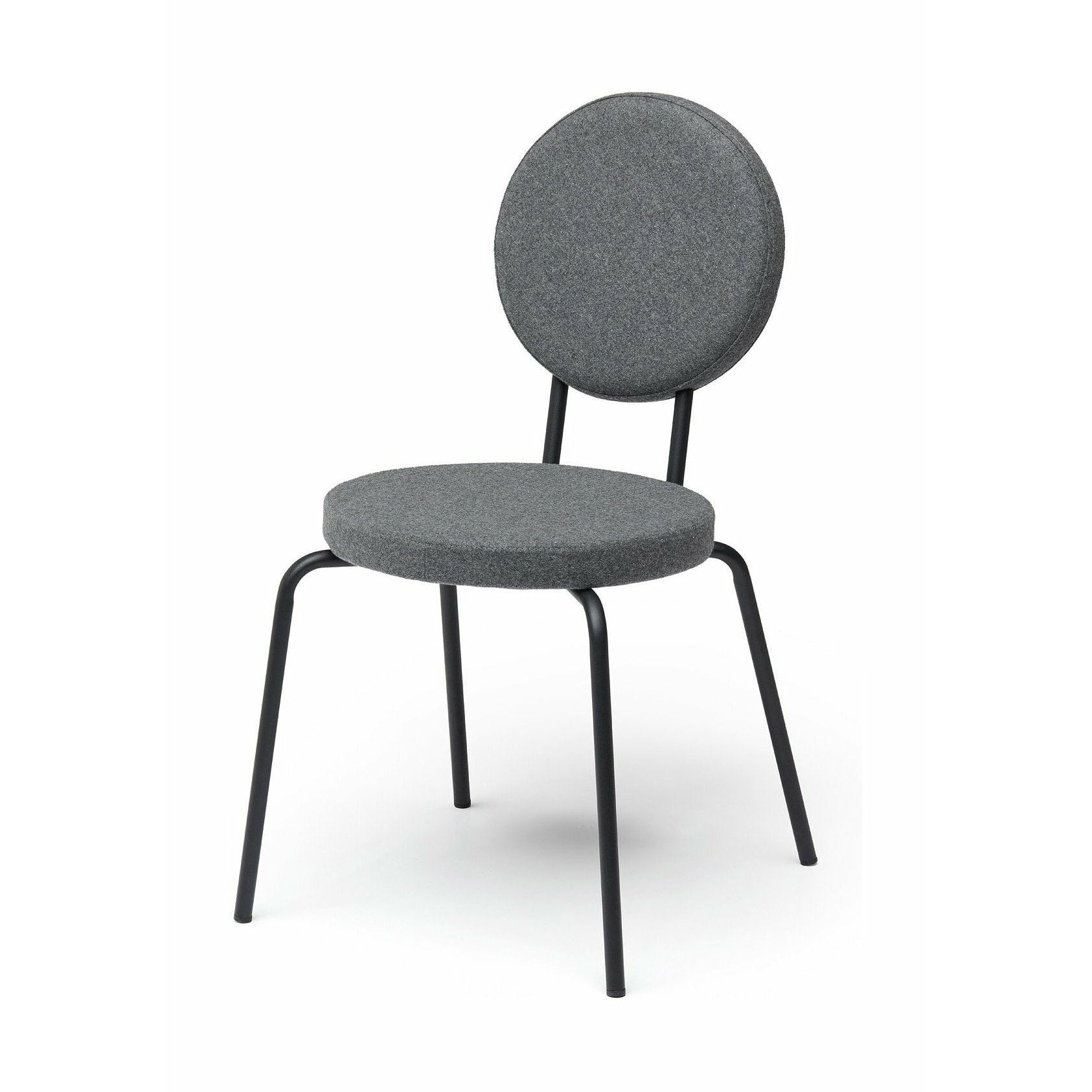 Sedile della sedia di opzione puik e backrest round, grigio chiaro