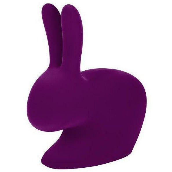 Qeeboo Baby bunny stol fløjl finish, lilla