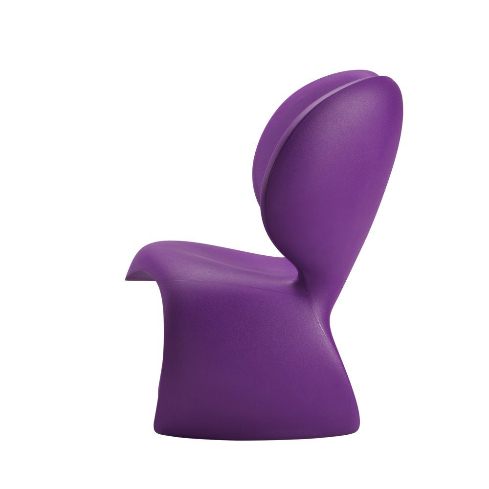 Qeeboo Ne f ** k avec la chaise de souris en plastique, violet