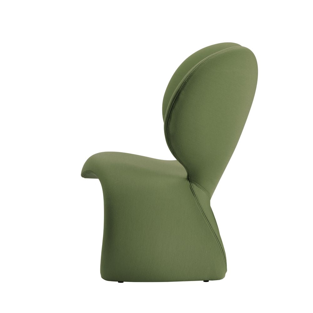 Qeeboo Ne f ** k avec la chaise rembourrée de la souris, vert