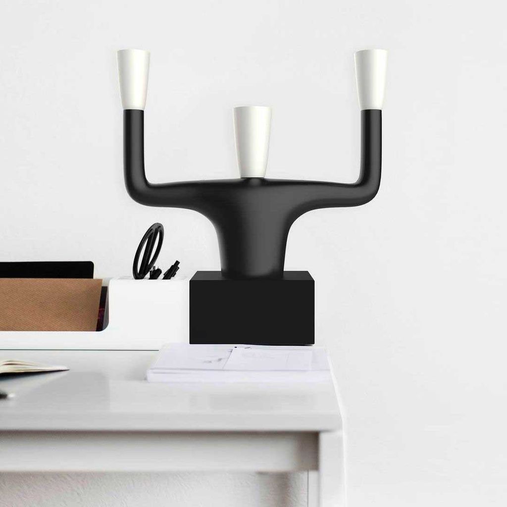 Qeeboo Lampe de table de gourou par Andrea Branzi, noir