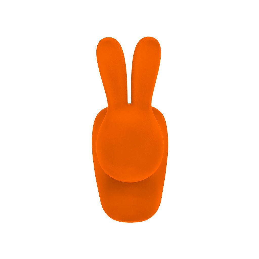 Qeeboo Finition en velours de chaise de lapin, orange