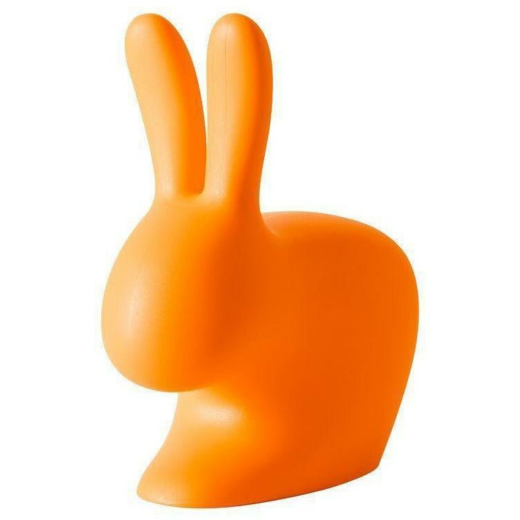 Sedia a coniglietta Qeeboo di Stefano Giovannoni, arancione chiaro