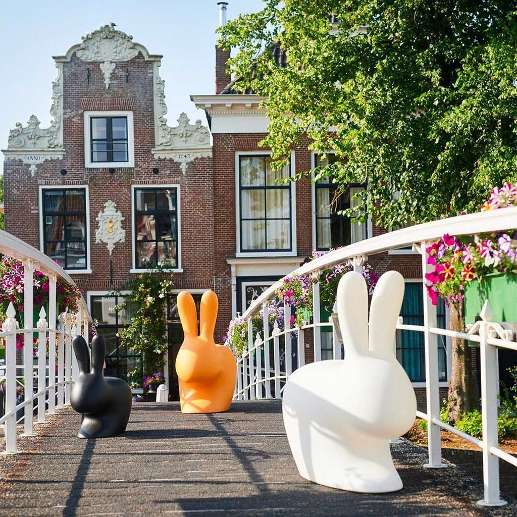 Qeeboo Bunny Chair By Stefano Giovannoni, Violet