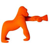 Qeeboo Kong Tischlampe Velvet Finish von Stefano Giovannoni Xs, Orange