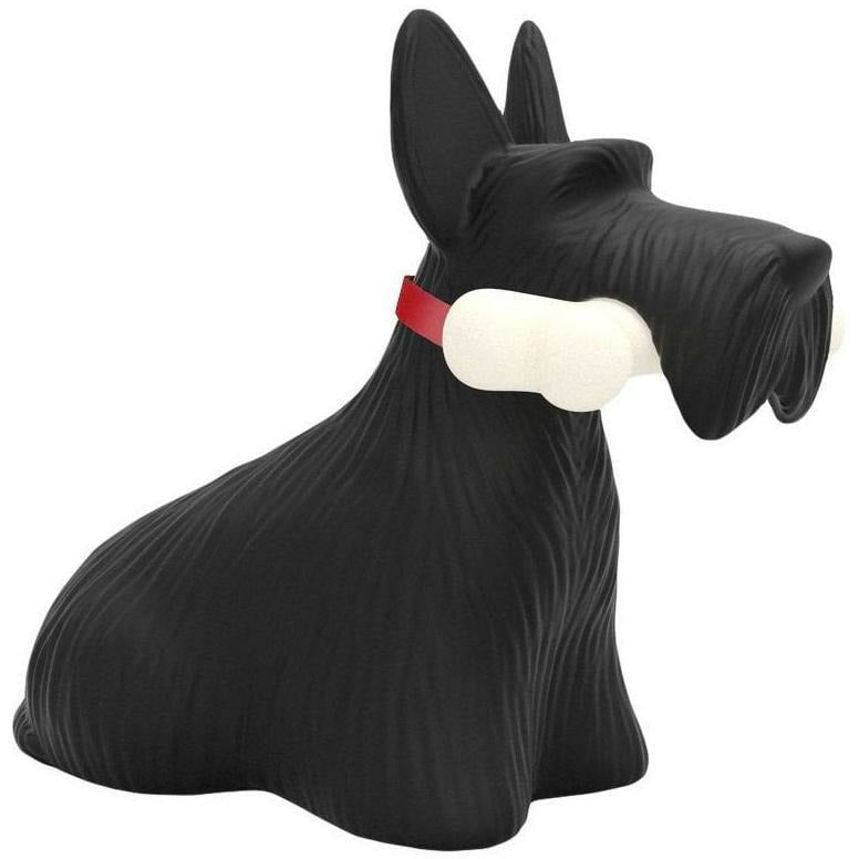 Qeeboo Scottie Lampe von Stefano Giovannoni, Schwarz