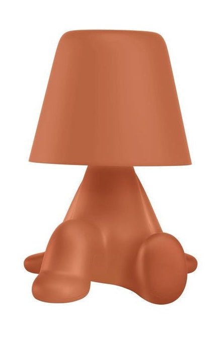 Qeeboo Sweet Brothers Table Lamp Rob, Terracotta