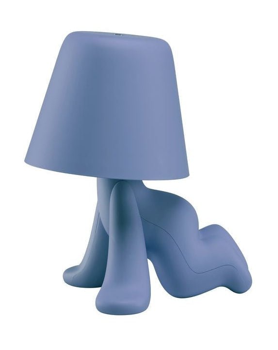 Qeeboo Sweet Brothers Table Lamp Ron, azul claro