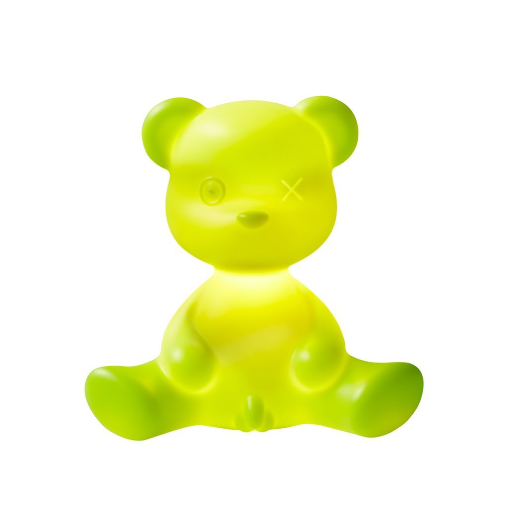 Qeeboo Lampe de table en peluche avec câble, vert clair