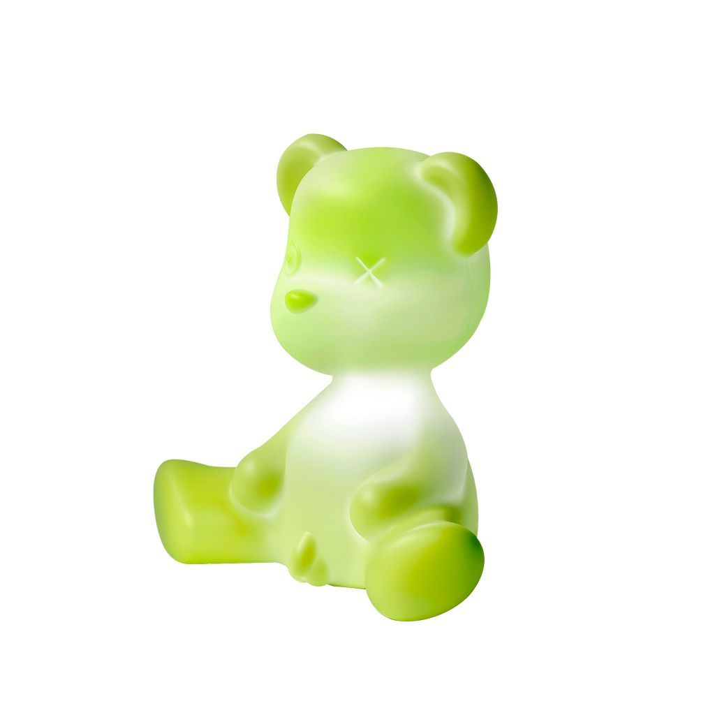 Lampada da tavolo Qeeboo Teddy Boy con cavo, verde chiaro