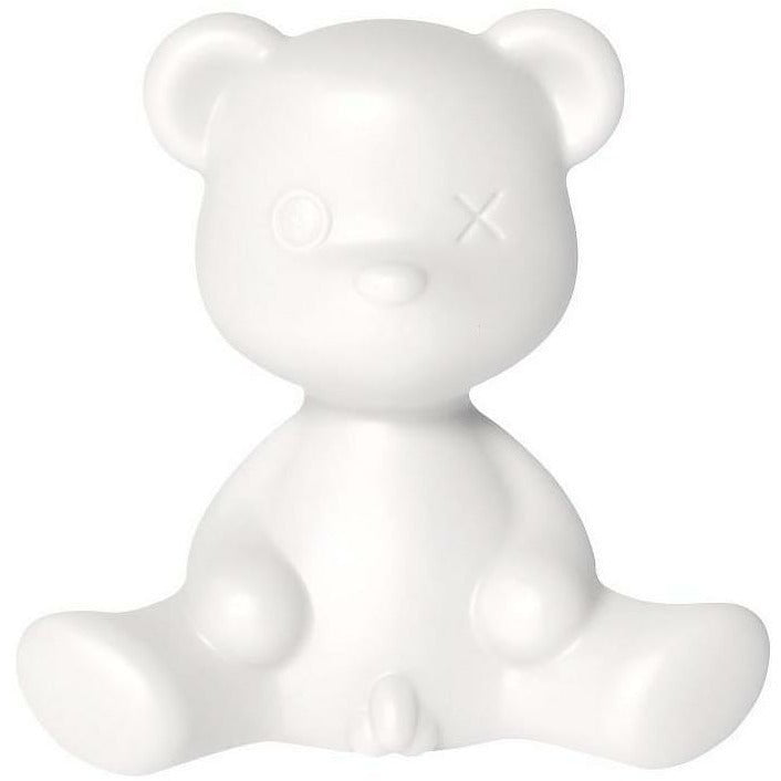 Lampada da tavolo Qeeboo Teddy Boy con cavo, bianco