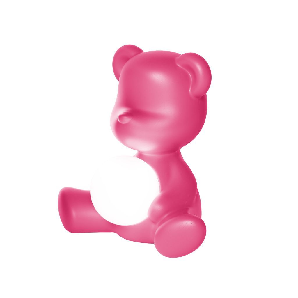 Qeeboo Teddy Girl førte genopladelig bordlampe, Fuxia