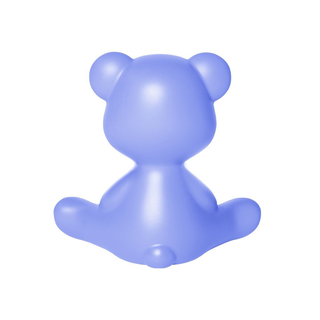 Qeeboo Lampe de table rechargeable à LED en peluche, bleu clair