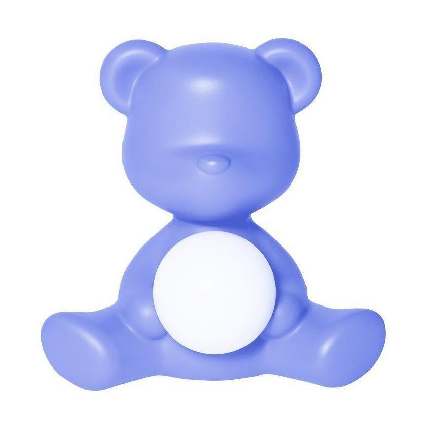 Lampada da tavolo ricaricabile a LED Girl Girl Qeeboo, azzurro