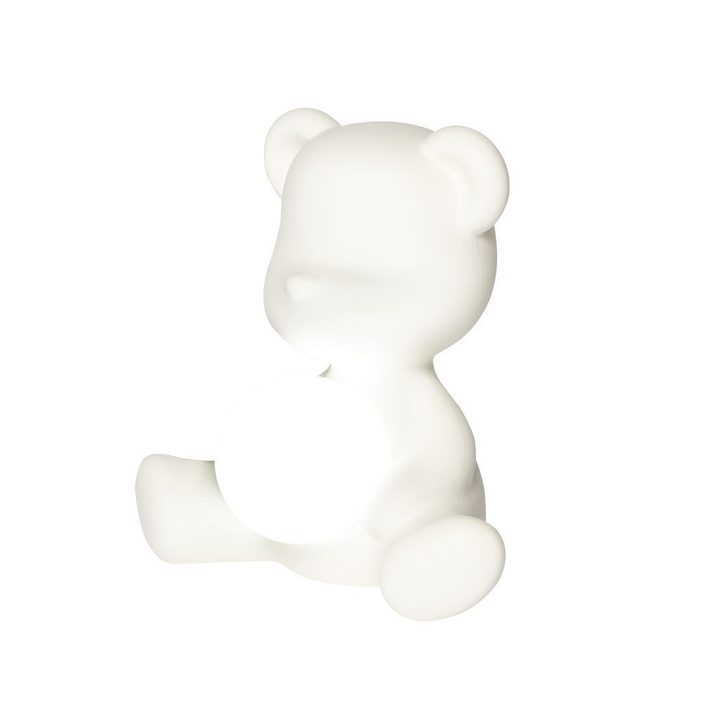 Qeeboo Teddy Girl førte genopladelig bordlampe, hvid