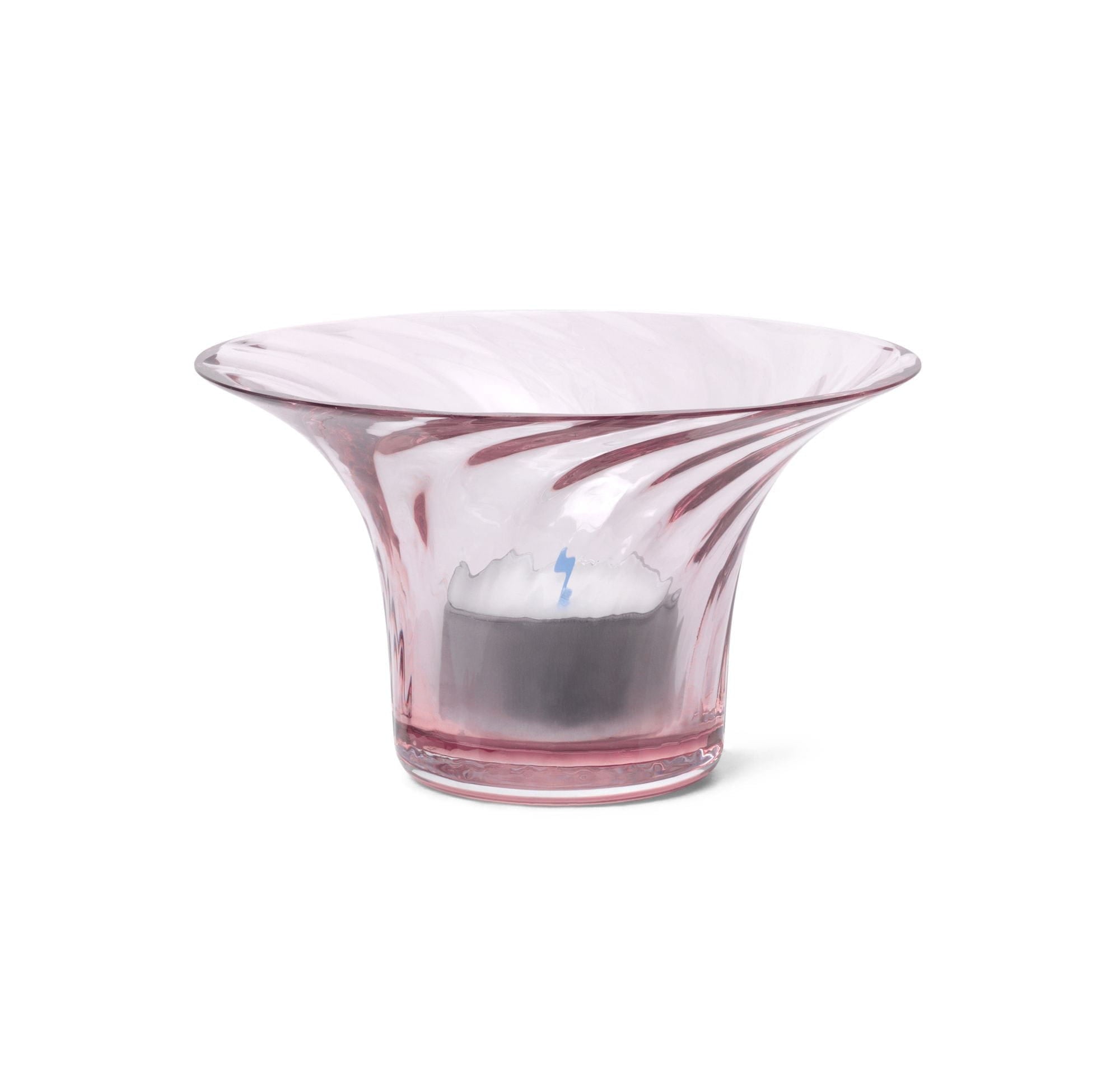 Rosendahl Filigraan Optische verjaardag Tealight -houder Ø11 cm, roze