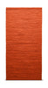 Tappeto di cotone solido 75 x 300 cm, arancione solare