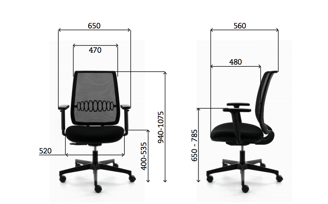 Président de bureau 120 mesh