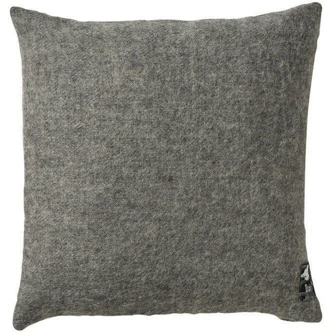 Silkeborg Uldspinderi Gotland Cushion 50 x50 cm，深色北欧灰色