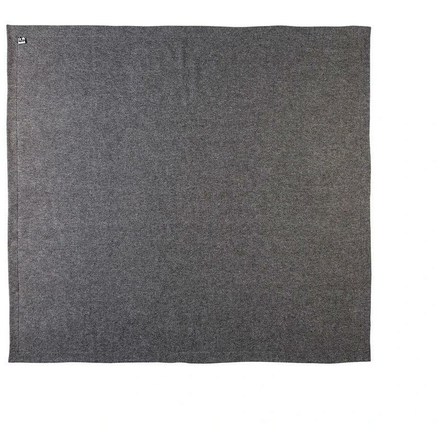 Silkeborg Uldspinderi Gotland plaid 240 x240 cm, donker negisch grijs