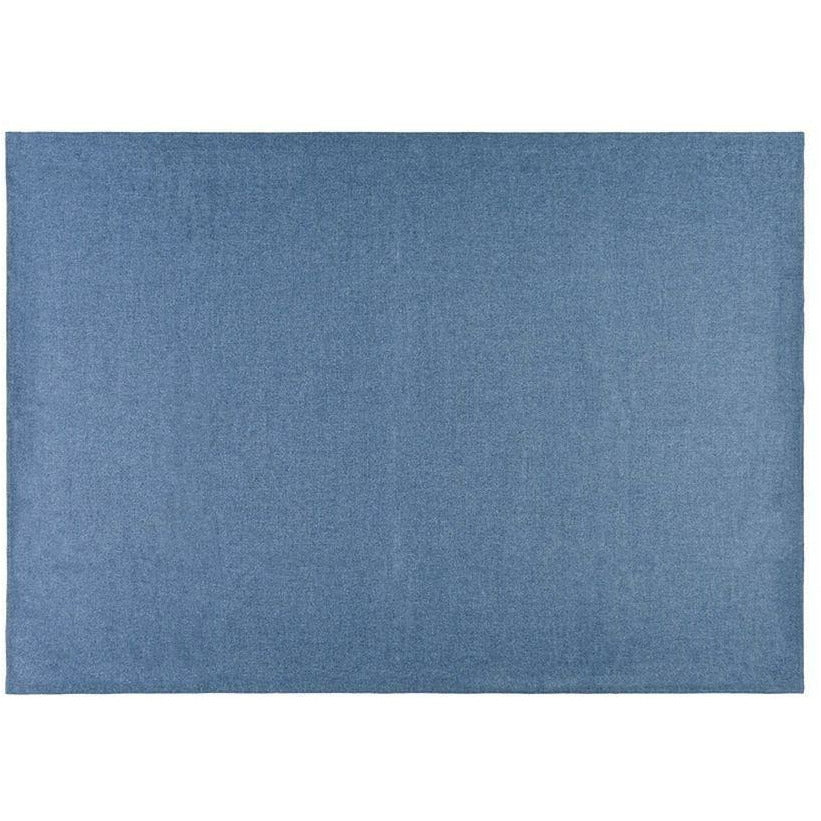 Silkorg Uldspinderi Mendoza a cuadros 130 x180 cm, azul de mezclilla