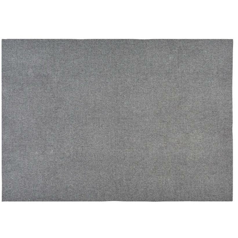 Silkorg Uldspinderi Mendoza a cuadros 130 x180 cm, gris medio