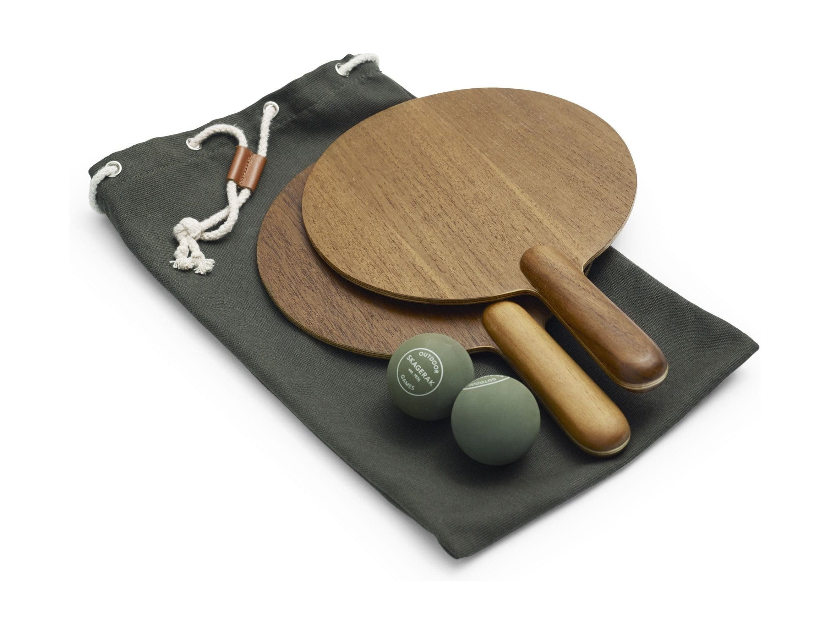 Skagerak Beach Tennis Set, Dark Green