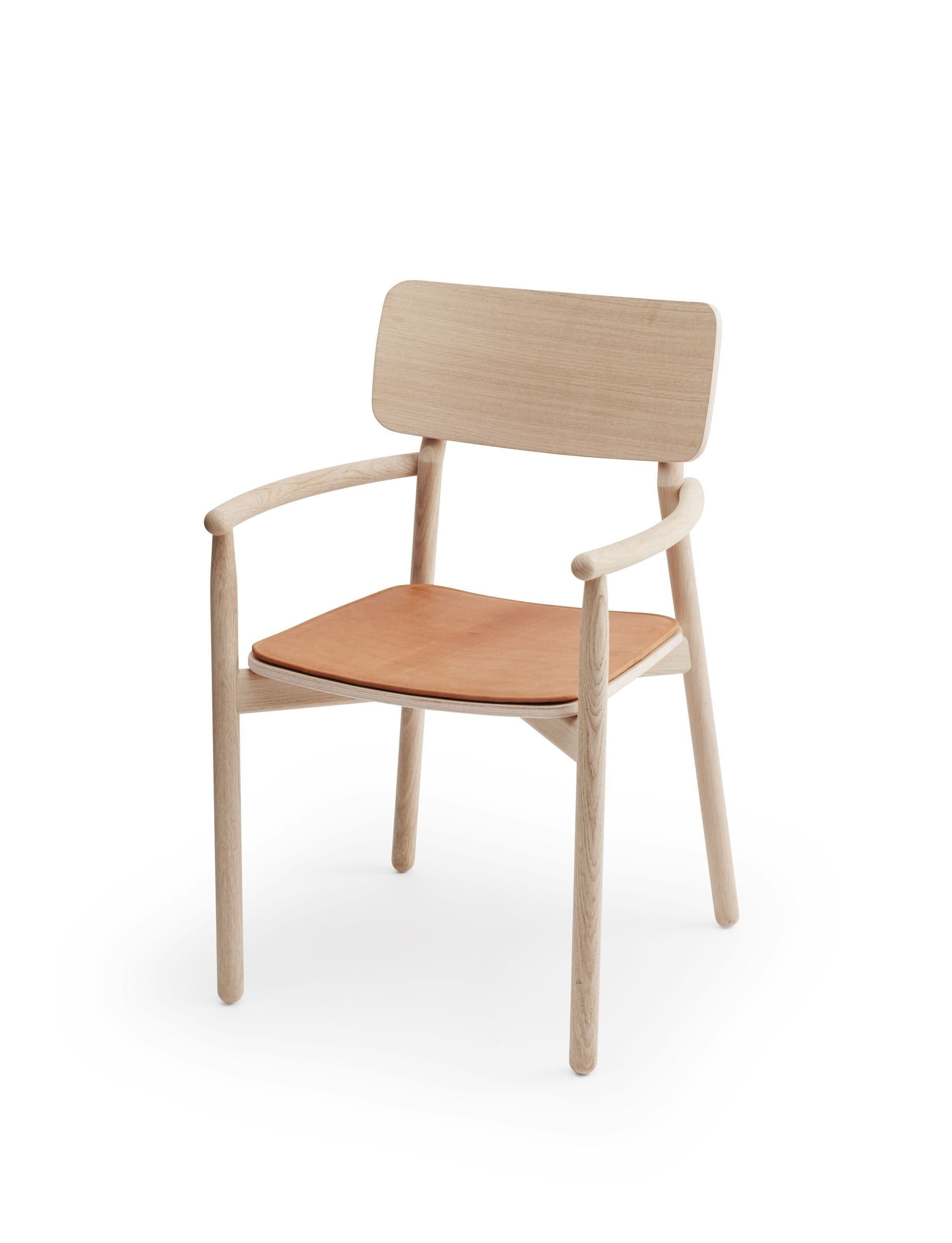 Cubierta de asiento de Skagerak para silla Hven, coñac