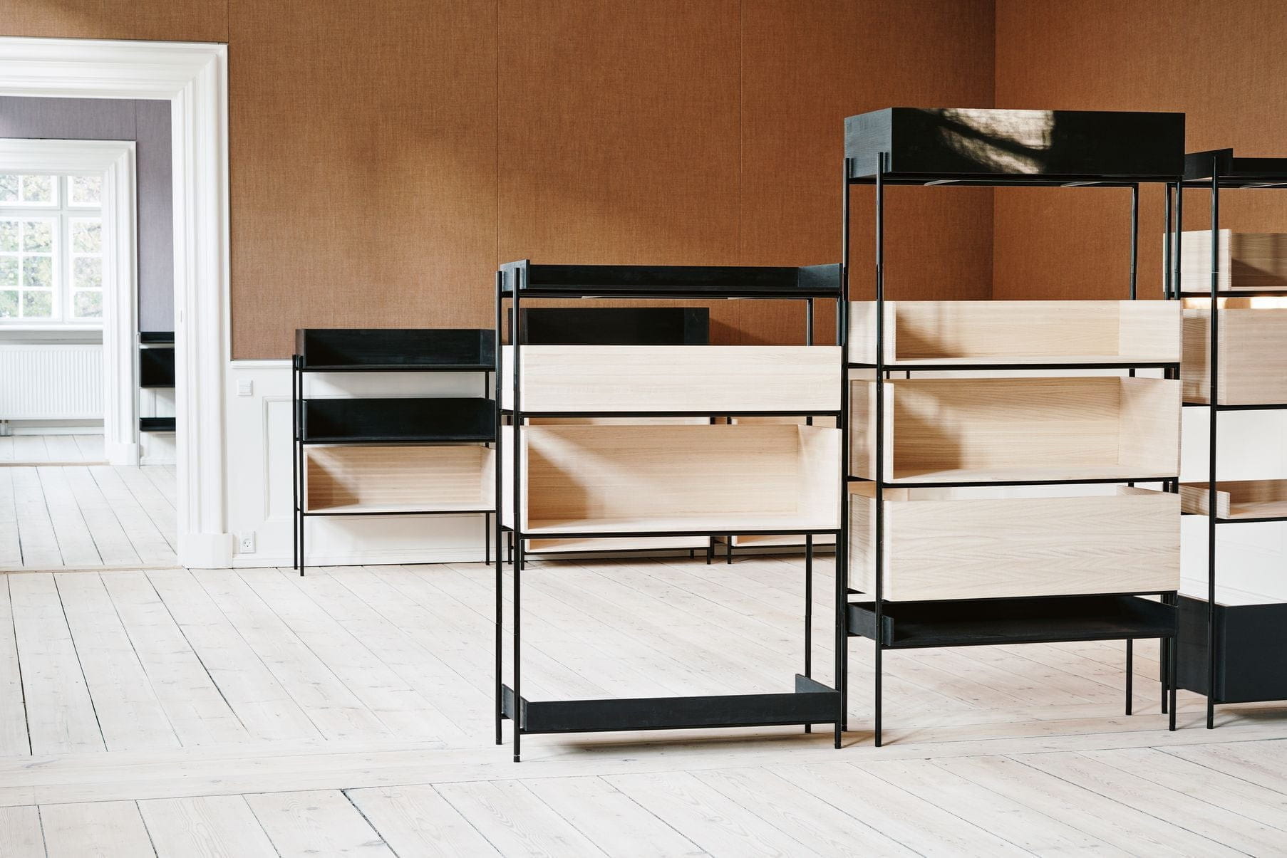 Skagerak Module d'étagère Vivlio Small, noir