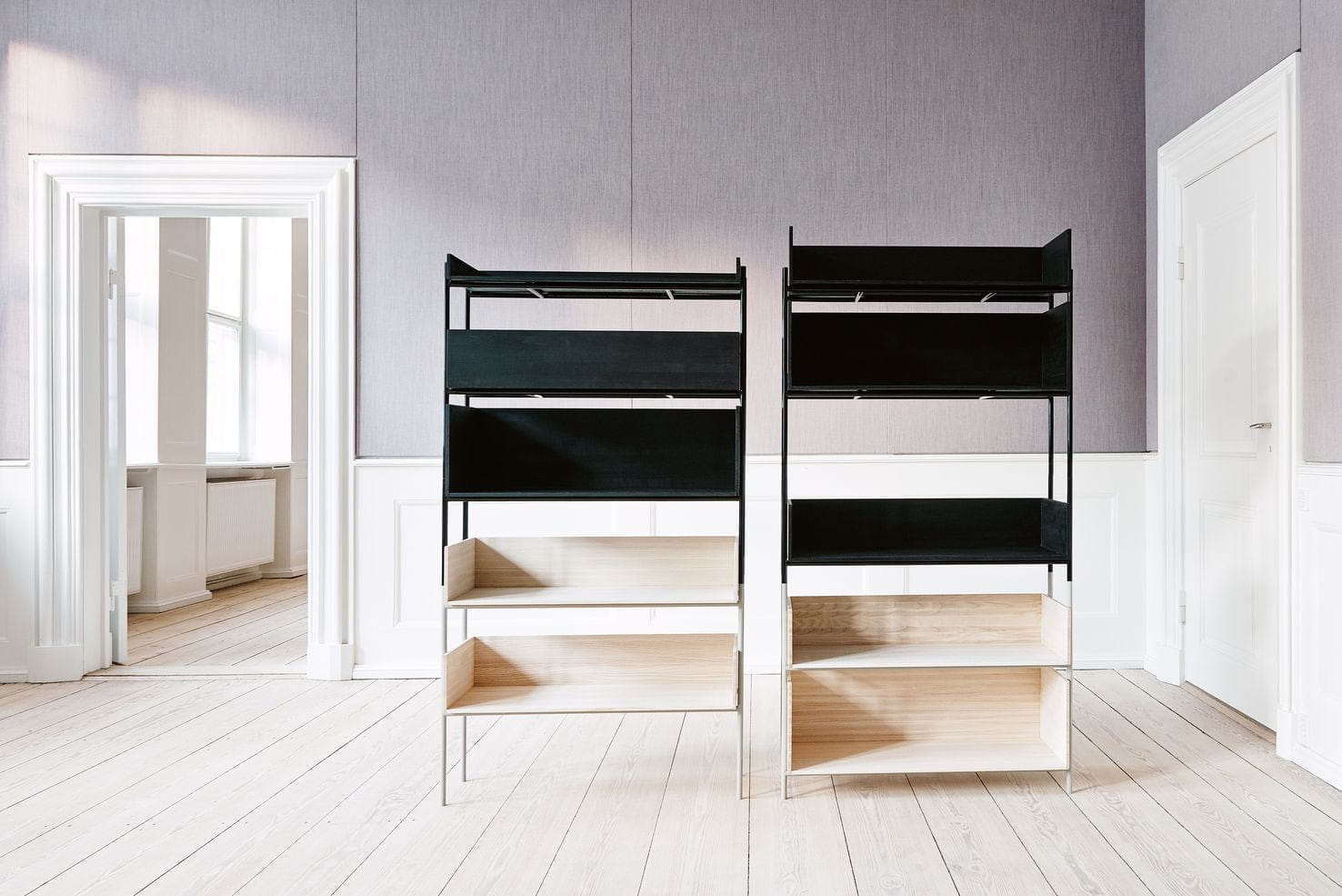 Modulo scaffale SKAGERAK VIVLIO PICCOLO, NERO