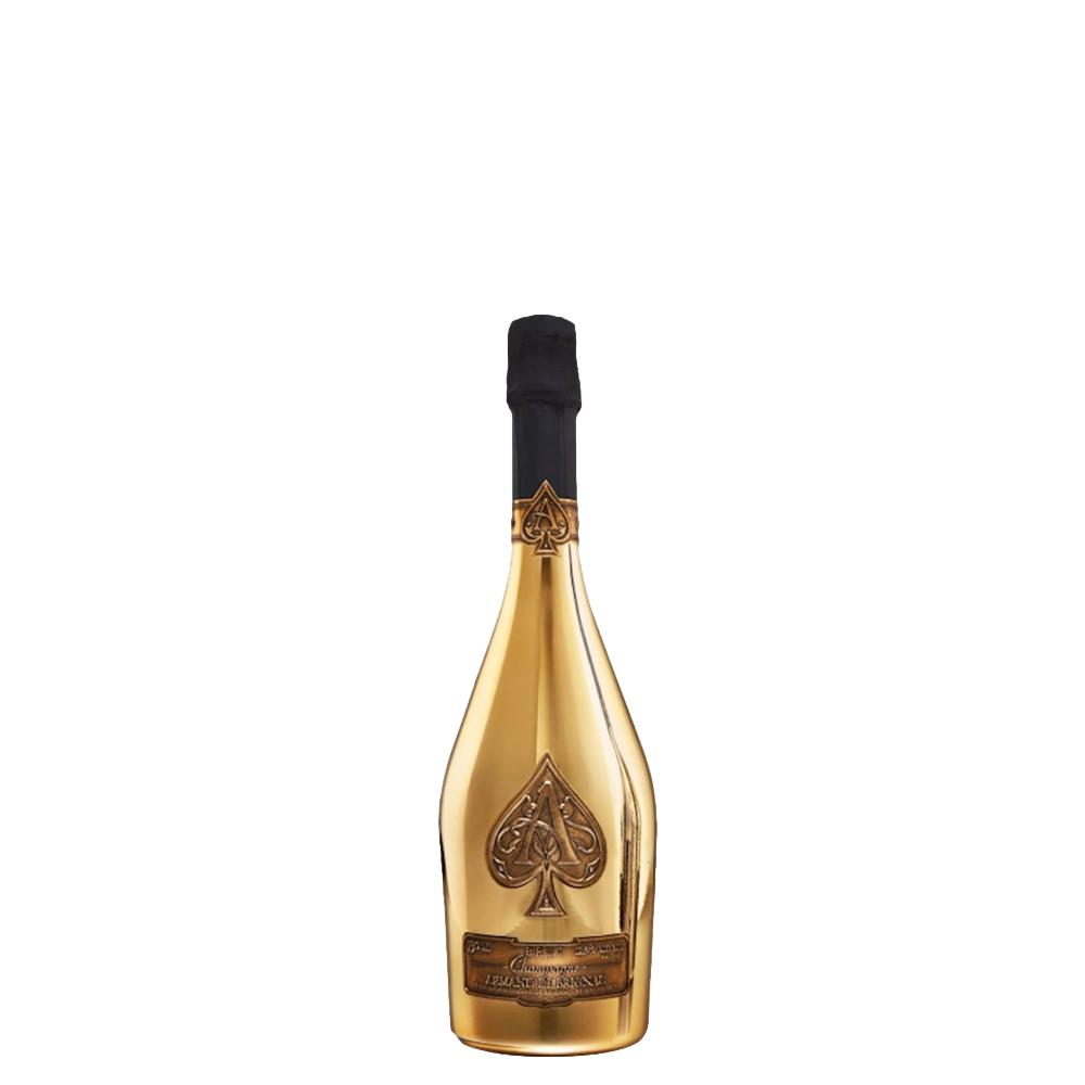 天鹅绒袋中的Armand de Brignac Brut Gold 0.75 L