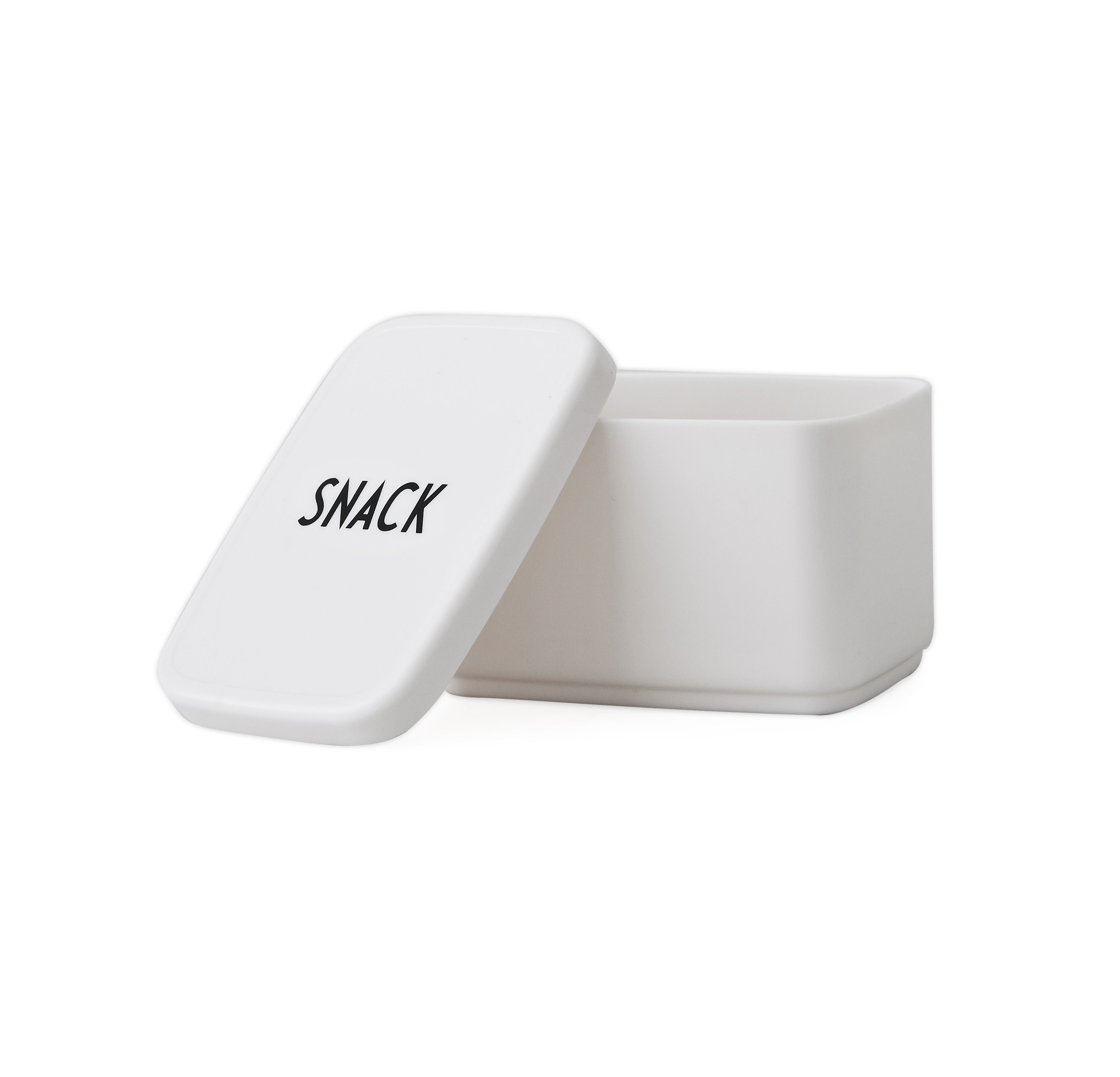 Design Letters Snack Box, White