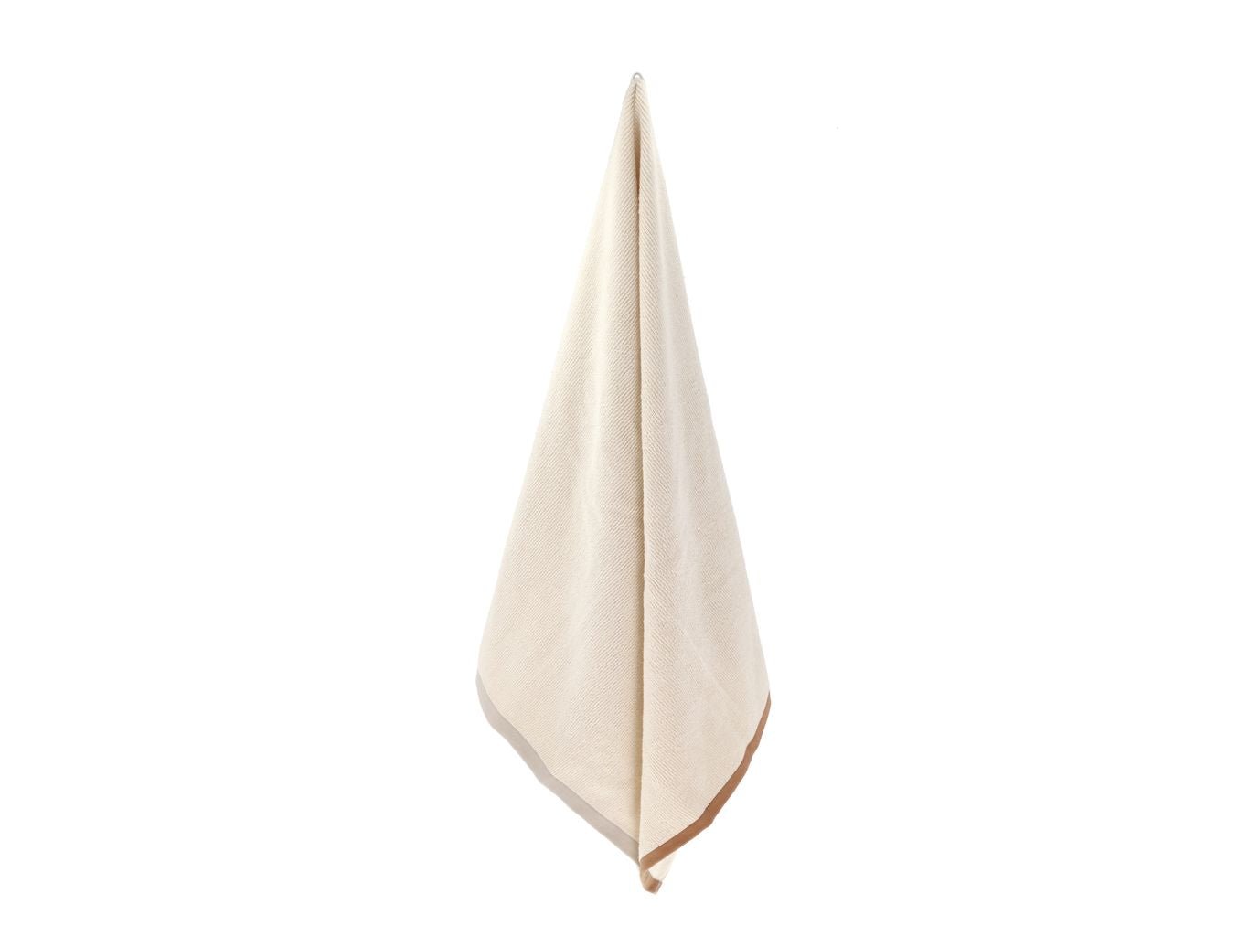 Asciugamano di contrasto di södahl 70x140, toffee marrone