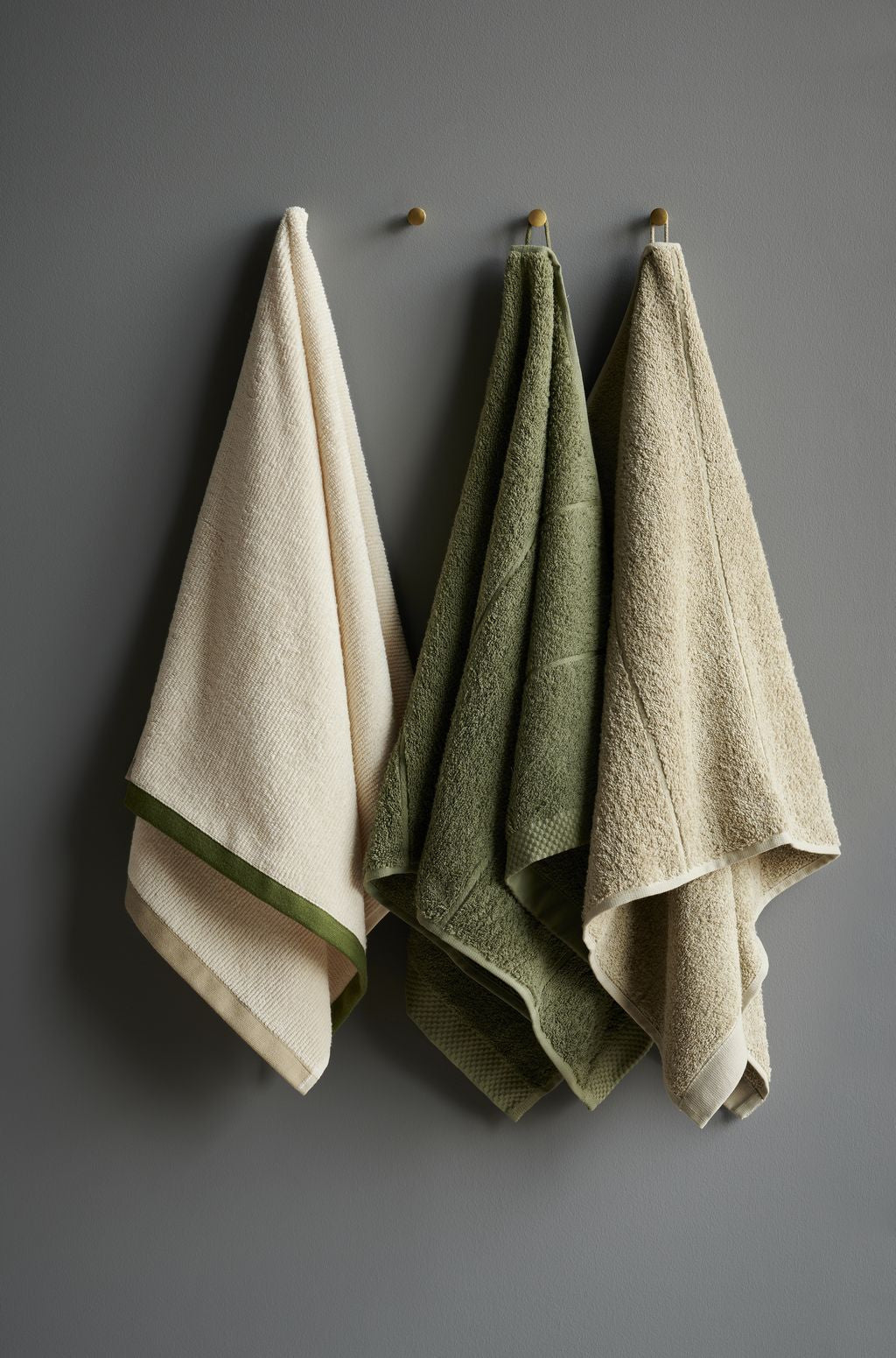 Södahl Line Towel 50x100, Olive