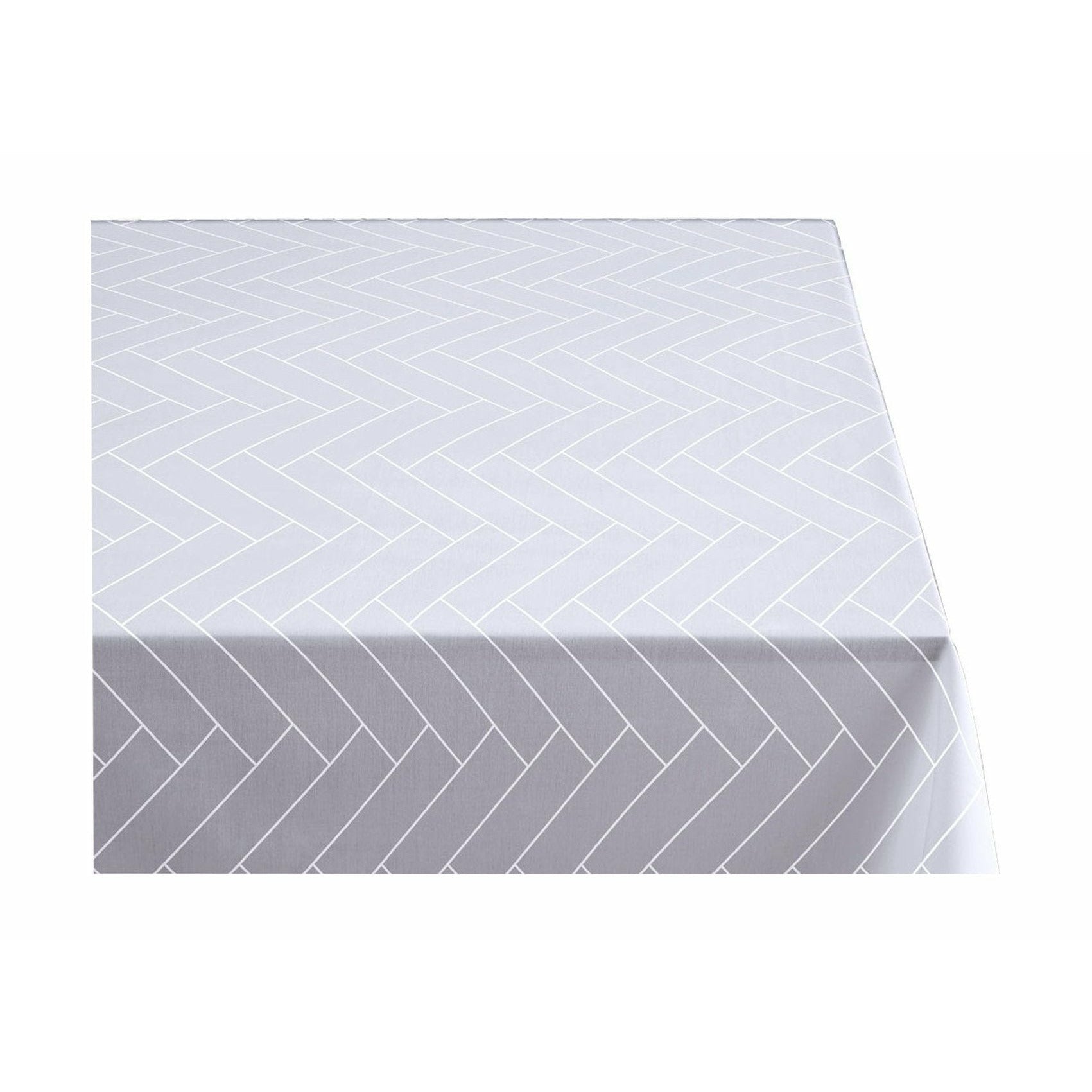 södahl露珠140x370瓷砖damask桌布，光白色