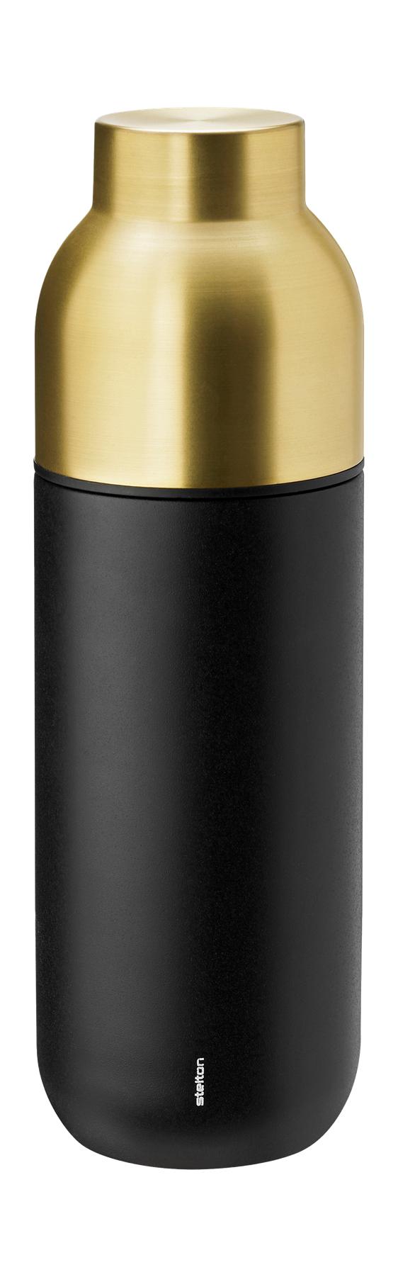 Stelton Krage Termo -flaskan 0,75 L, svart/mässing