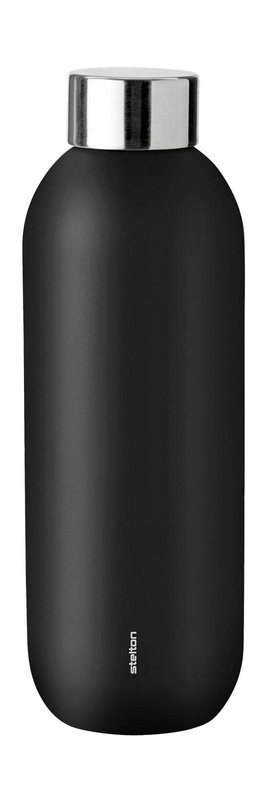 Stelton Keep Cool Termo Flasche 0,6 L, Schwarz