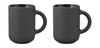 Set di tazza di Stelton Theo di 2 0,35 L, nero