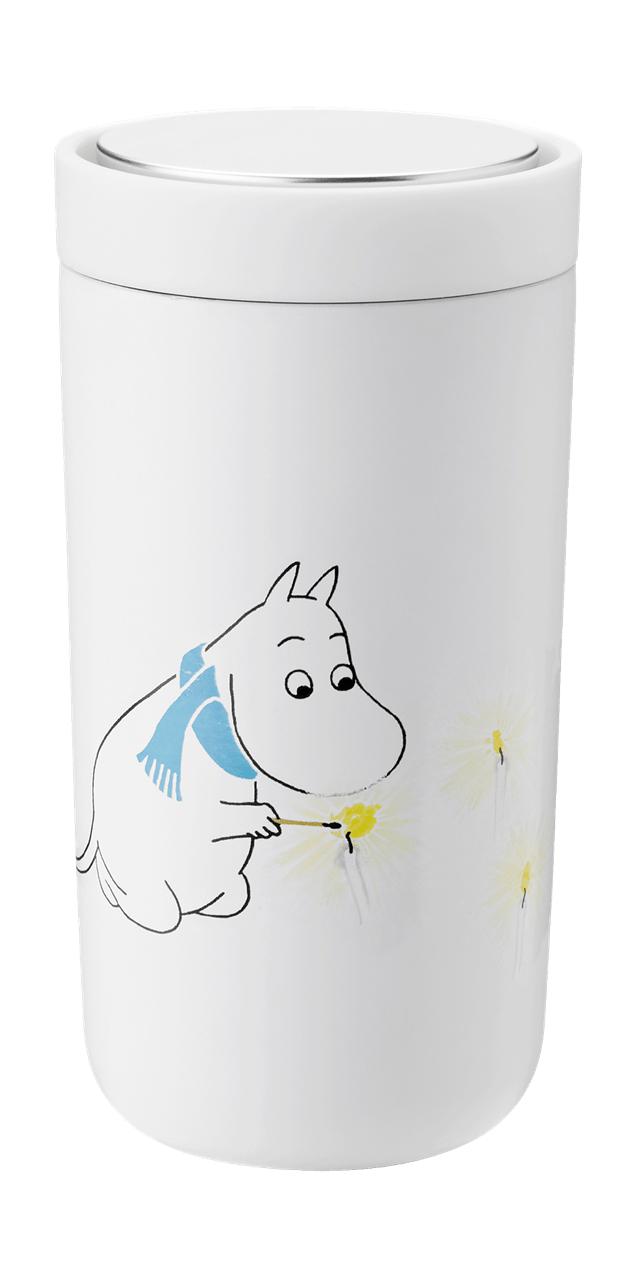 Stelton För att klicka på Thermo Mug 0,2 L, Moomin Frost