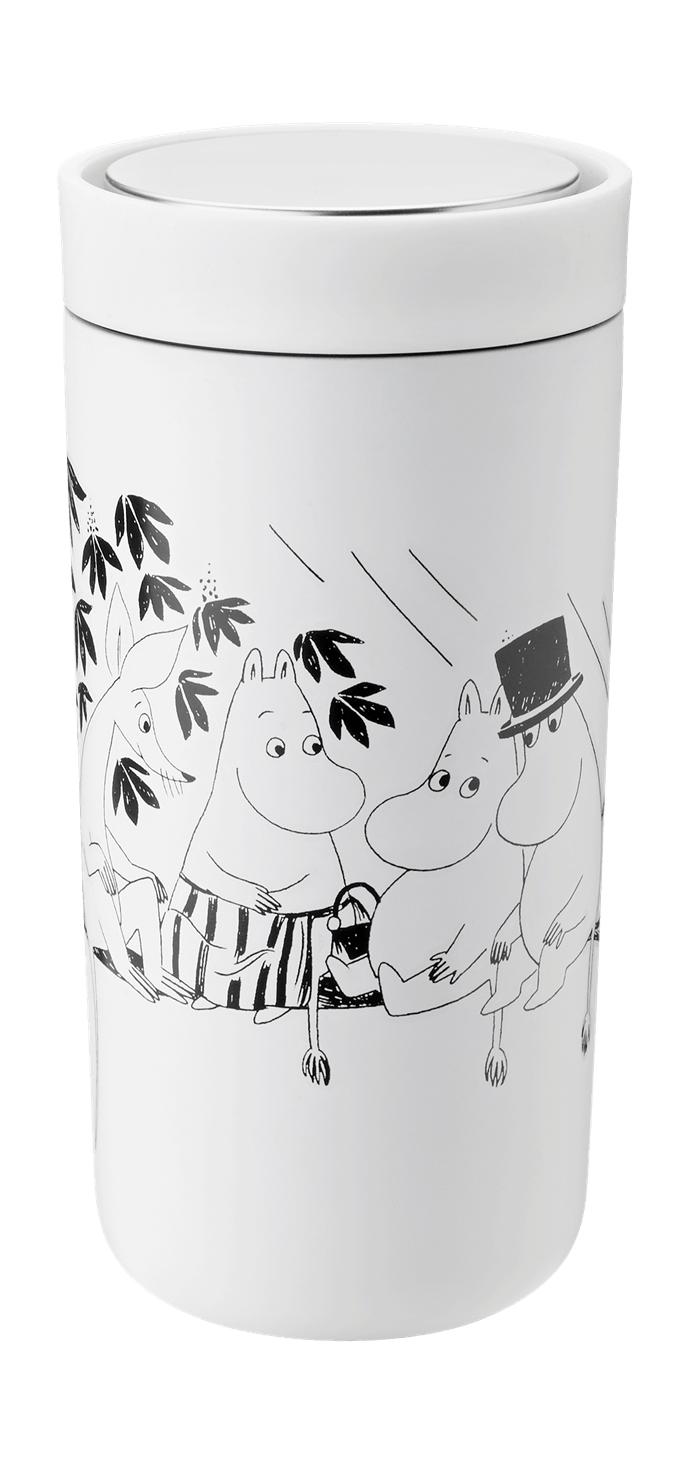 Stelton For at gå på klik Thermo Mug 0,4 L, Moomin Soft