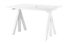 String Furniture Hoogte verstelbare werktabel 78x120 cm, wit laminaat