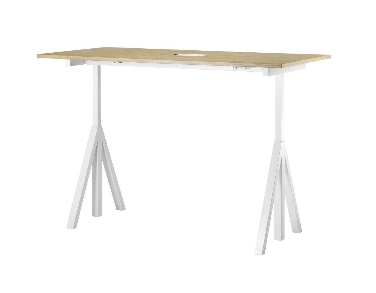 String Furniture Table de travail réglable en hauteur, 90x180 cm