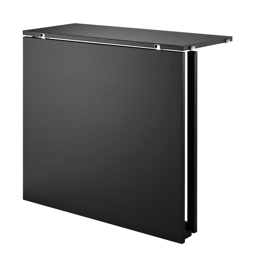 String Furniture Merkkijonojärjestelmän taittopöytä musta värjätty tuhka, musta