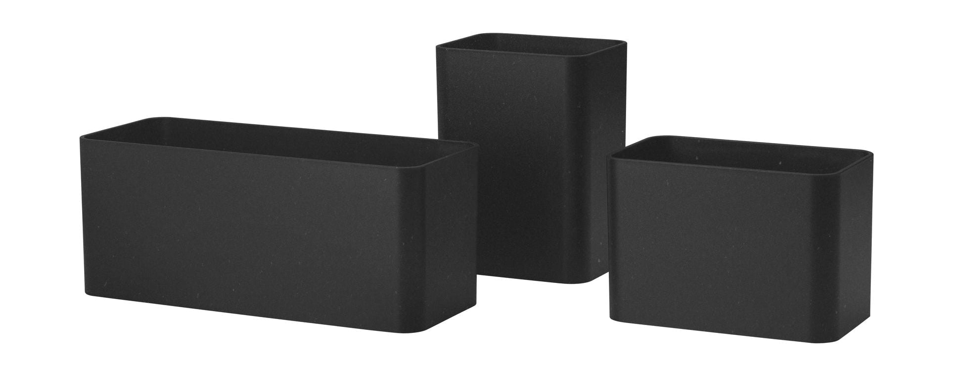 String Furniture Strengsystemarrangører 3 stykke, sort
