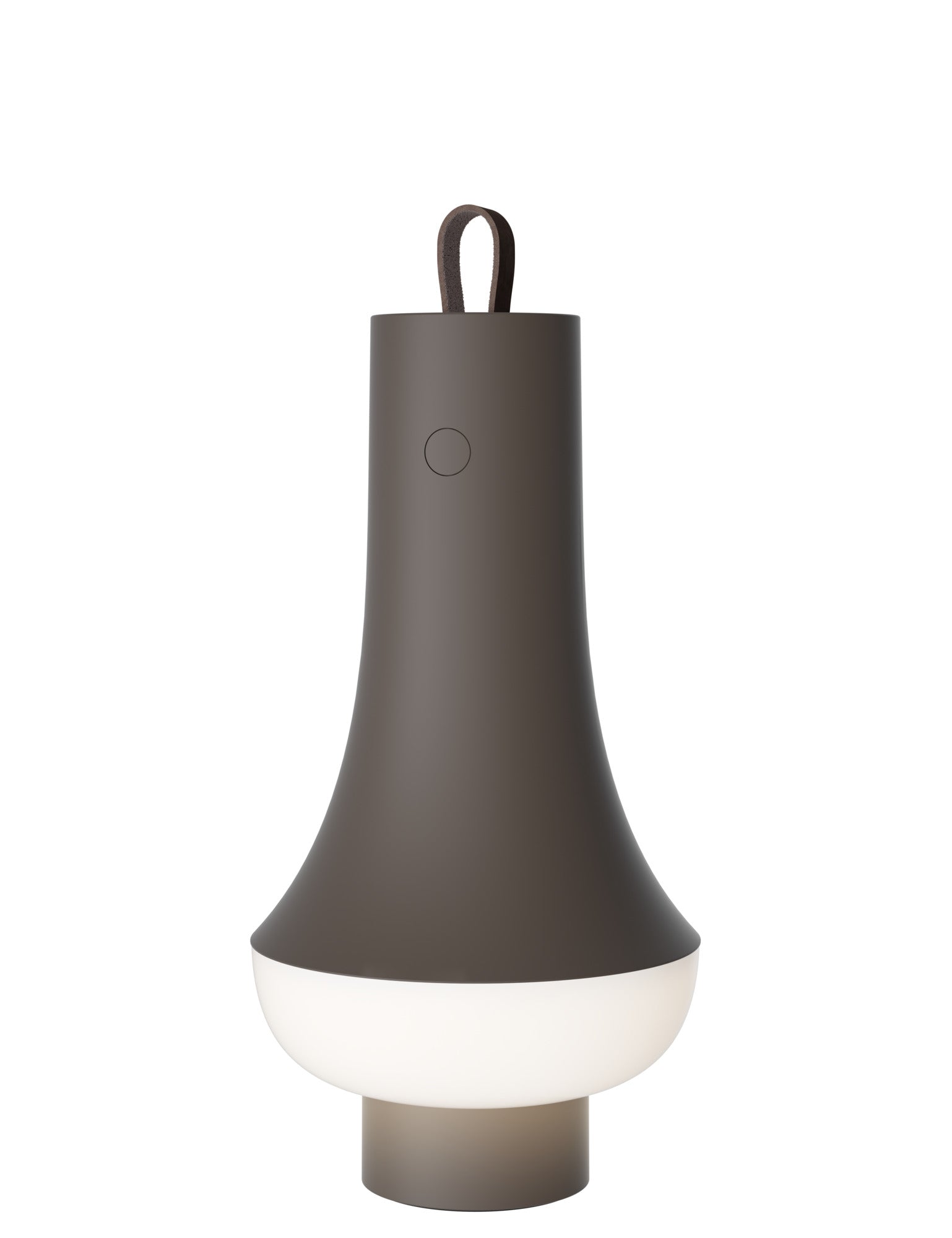 Louis Poulsen Tomoshi tragbare Lampe, dunkelbraun