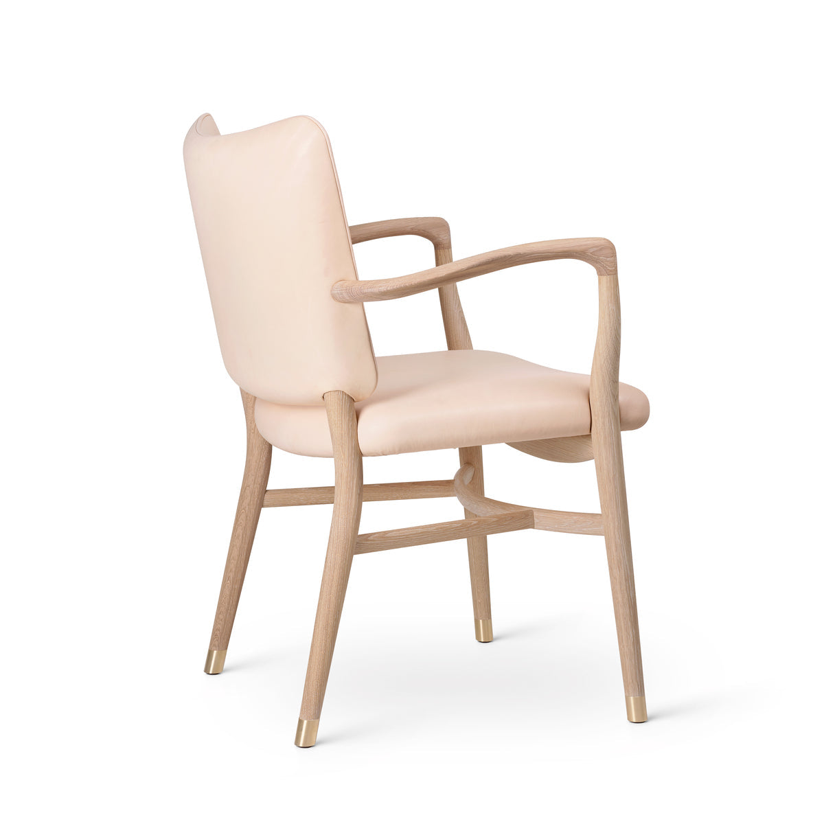 Carl Hansen VLA61 Monar CH扶手椅，橡木油/SIF90皮革