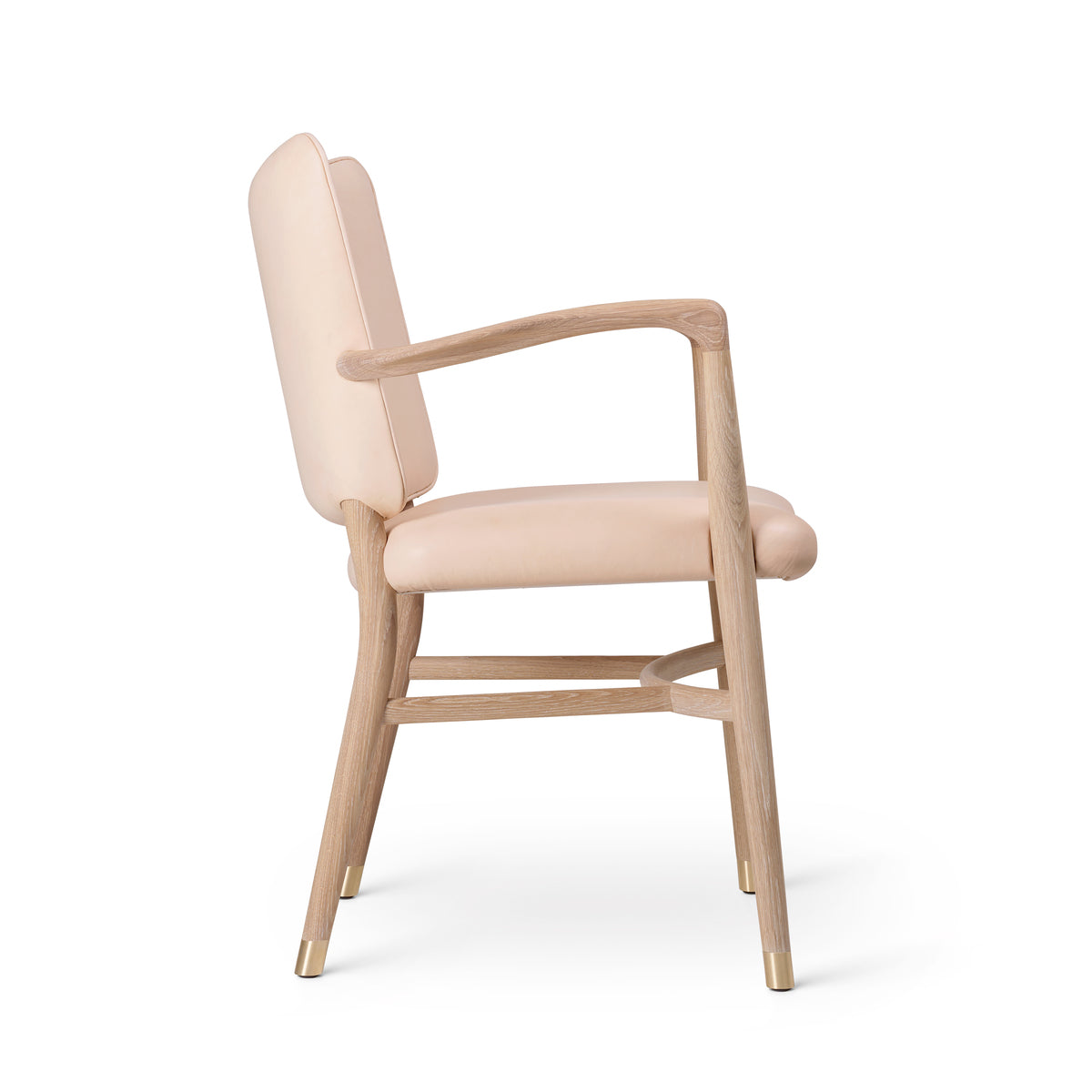 Carl Hansen VLA61 Monar CH Armchair, Oak White Huile / Sif 90 Cuir