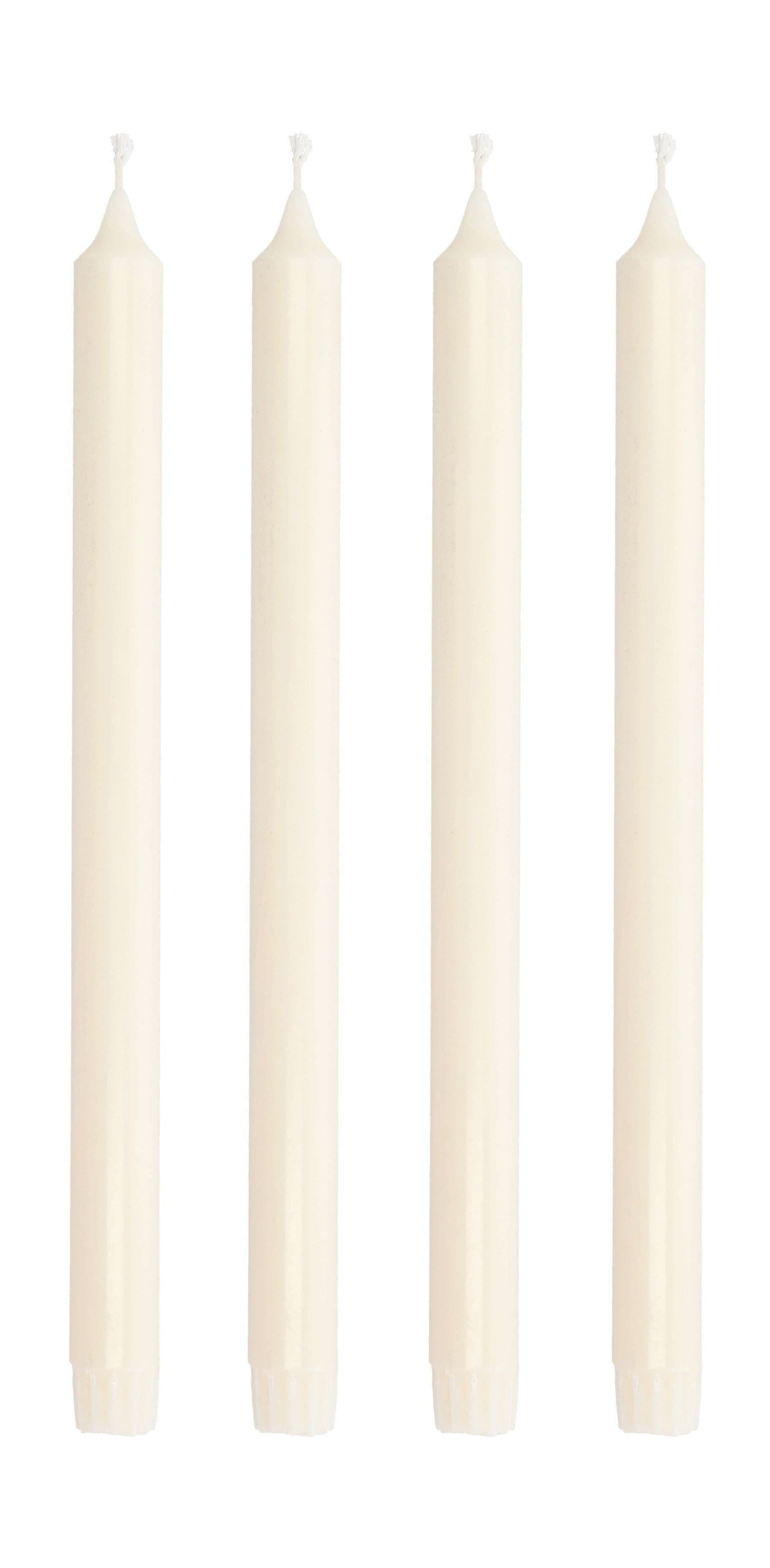 Villa Collection AIA Stick Candle Juego de 4 Øx H 2,2x30, crema