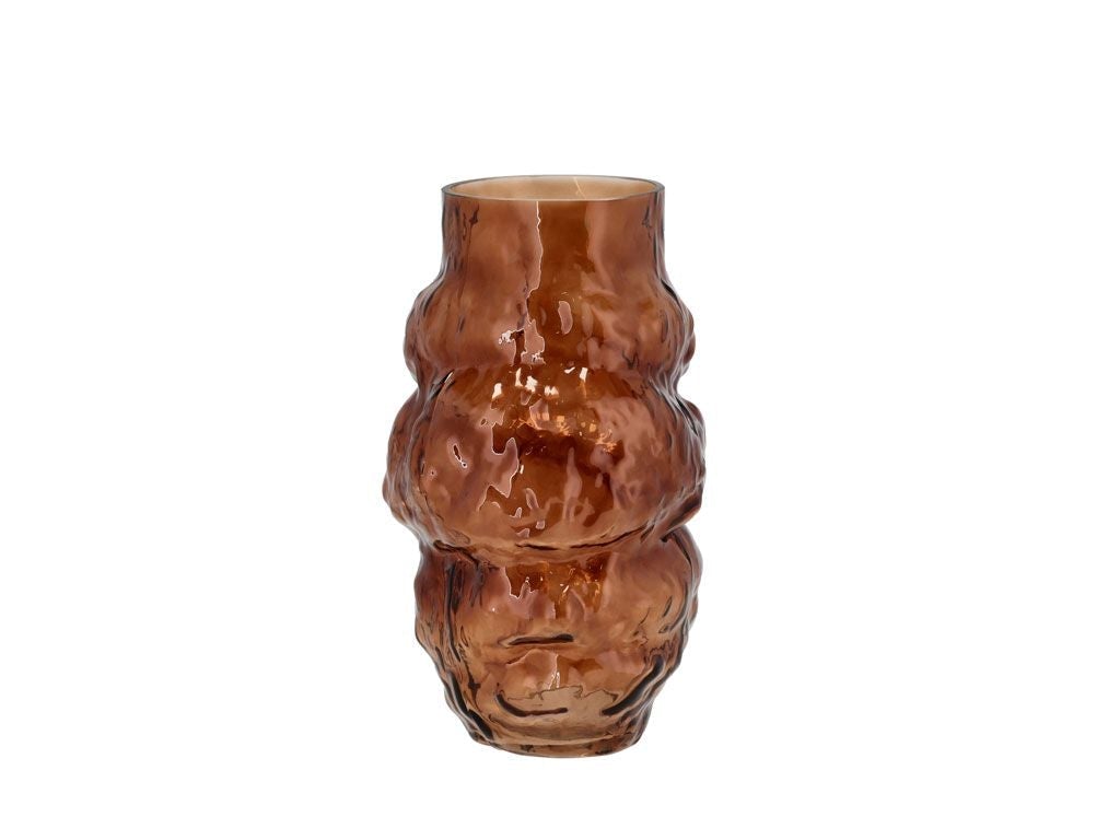 别墅收藏品巴克斯花瓶，棕色